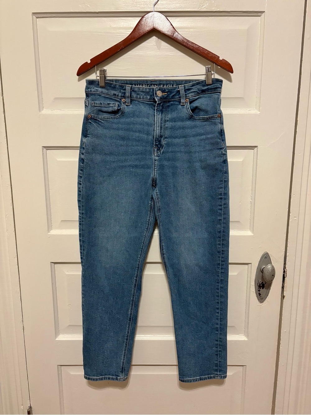American Eagle Women’s Size 8 Regular Blue Denim Mom Jean